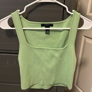 Forever 21 Light Green Crop Top
